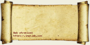 Jelisava Đorđević vizit kartica